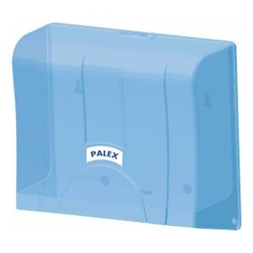 Palex 3570-1 Standart Z Katlı Şeffaf Mavi Kağıt Havlu Dispenseri