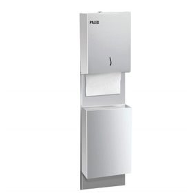 Palex 3800-1 Krom Kombine Set Yuvarlak 400'lü Kağıt Havlu Dispenseri