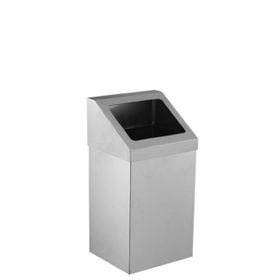 Palex 3834-311 11 lt Krom Açık Çatı Kapaklı Çöp Kovası
