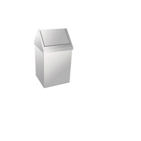 Palex 3834-311 11 lt Krom Açık Çatı Kapaklı Çöp Kovası