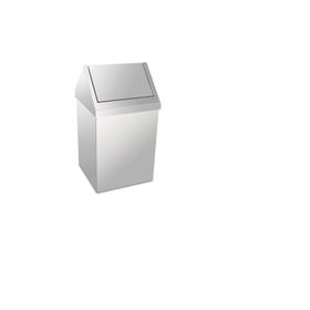 Palex 3834-311 11 lt Krom Açık Çatı Kapaklı Çöp Kovası