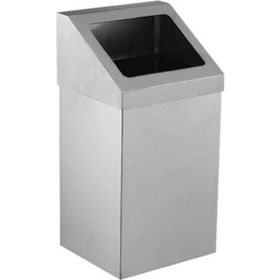Palex 3834-311 11 lt Krom Açık Çatı Kapaklı Çöp Kovası