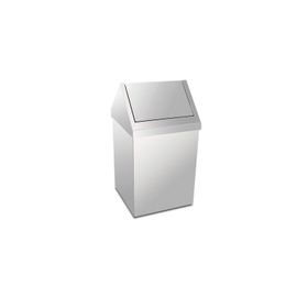 Palex 3834-316 16 lt Krom Açık Çatı Kapaklı Çöp Kovası