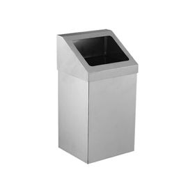 Palex 3834-336 36 lt Krom Açık Çatı Kapaklı Çöp Kovası