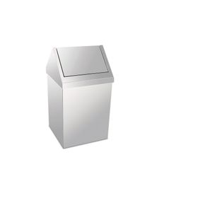 Palex 3834-336 36 lt Krom Açık Çatı Kapaklı Çöp Kovası