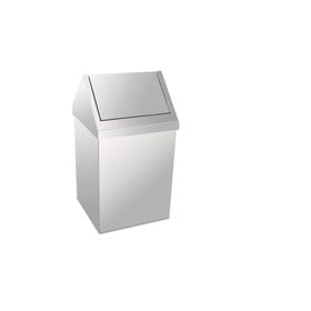 Palex 3834-336 36 lt Krom Açık Çatı Kapaklı Çöp Kovası