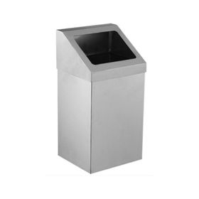 Palex 3834-354 54 lt Krom Açık Çatı Kapaklı Çöp Kovası