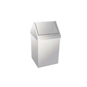 Palex 3834-354 54 lt Krom Açık Çatı Kapaklı Çöp Kovası