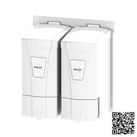 Palex İkili Mini Beyaz Sıvı Sabun Dispenseri
