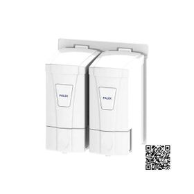 Palex İkili Mini Beyaz Sıvı Sabun Dispenseri