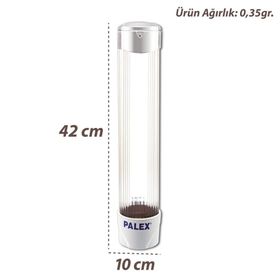 Palex S-K Mıknatıslı Beyaz Karton Bardak Dispenseri