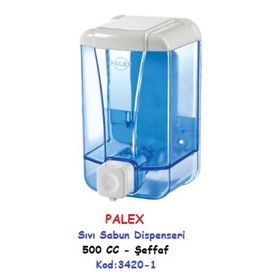Palex Şeffaf 500 cc Sıvı Sabun Dispenseri