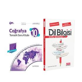 Palme 10.Sınıf Coğrafya ve AKM Dil Bilgisi Soru Bankası Seti 2 Kitap