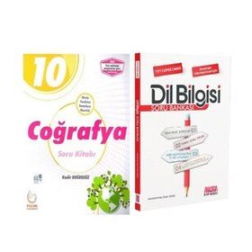 Palme 10.Sınıf Coğrafya ve AKM Dil Bilgisi Soru Bankası Seti 2 Kitap