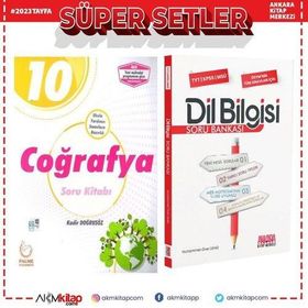 Palme 10.Sınıf Coğrafya ve AKM Dil Bilgisi Soru Bankası Seti 2 Kitap