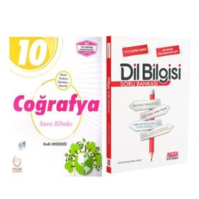 Palme 10.Sınıf Coğrafya ve AKM Dil Bilgisi Soru Bankası Seti 2 Kitap