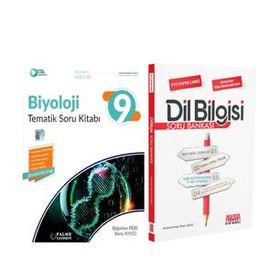 Palme 9.Sınıf Biyoloji ve AKM Dil Bilgisi Soru Bankası Seti 2 Kitap