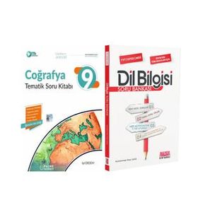 Palme 9.Sınıf Coğrafya ve AKM Dil Bilgisi Soru Bankası Seti 2 Kitap