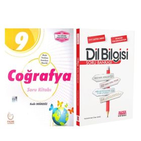 Palme 9.Sınıf Coğrafya ve AKM Dil Bilgisi Soru Bankası Seti 2 Kitap