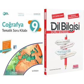 Palme 9.Sınıf Coğrafya ve AKM Dil Bilgisi Soru Bankası Seti 2 Kitap