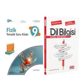 Palme 9.Sınıf Fizik ve AKM Dil Bilgisi Soru Bankası Seti 2 Kitap