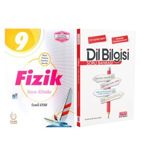 Palme 9.Sınıf Fizik ve AKM Dil Bilgisi Soru Bankası Seti 2 Kitap