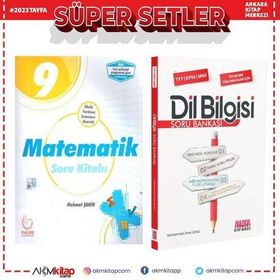 Palme 9.Sınıf Matematik ve AKM Dil Bilgisi Soru Bankası Seti 2 Kitap