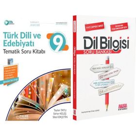 Palme 9.Sınıf Türk Dili Edebiyat ve AKM Dil Bilgisi Soru Bankası Seti 2 Kitap