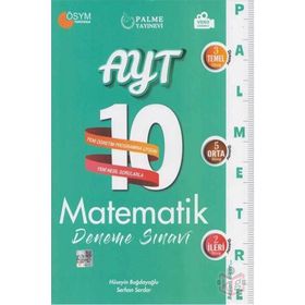 Palme AYT Matematik Palmetre Serisi 10 Deneme Sınavı Palme Yayınevi
