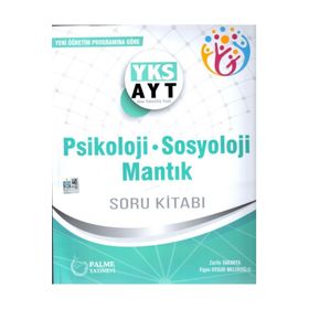 Palme AYT Psikoloji Sosyoloji Mantık Soru Kitabı Palme Yayınevi