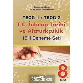 Palme TEOG 1 TEOG 2 T.C. İnkılap Tarihi ve Atatürkçülük 15 Deneme - kollektif