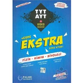 Palme TYT AYT Fizik Kimya Biyoloji Evde Ekstra Soru Kitabı Palme Yayınevi