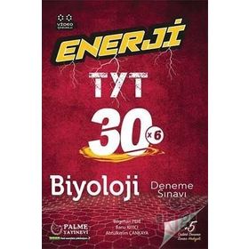 Palme TYT Biyoloji Enerji 30x6 Deneme Sınavı Video Çözümlü Palme Yayınevi
