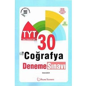 Palme TYT Coğrafya 30 Deneme Sınavı Palme Yayınevi