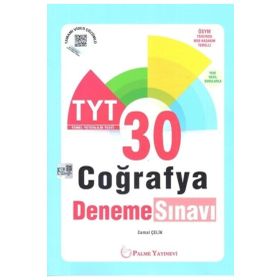 Palme TYT Coğrafya 30 Deneme Sınavı Palme Yayınevi