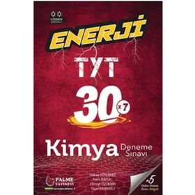 Palme TYT Enerji Kimya 30 Deneme Sınavı Palme Yayınevi