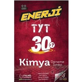 Palme TYT Enerji Kimya 30 Deneme Sınavı Palme Yayınevi