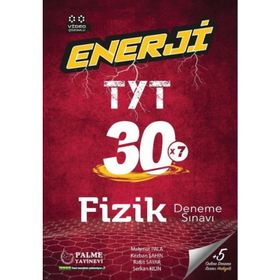 Palme TYT Fizik Enerji 30x7 Deneme Sınavı Video Çözümlü Palme Yayınevi