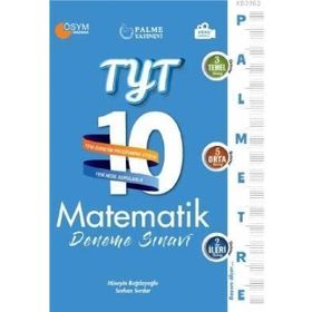 Palme TYT Matematik Palmetre 10 Deneme Video Çözümlü Palme Yayınevi