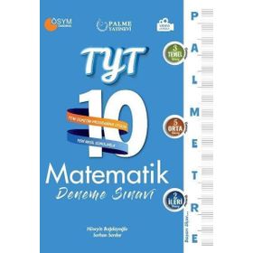 Palme TYT Matematik Palmetre 10 Deneme Video Çözümlü Palme Yayınevi