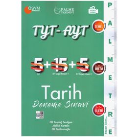 Palme Tyt ve Ayt Tarih 25 Deneme Palmetre Video Çözümlü