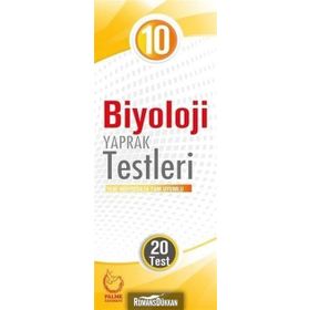 Palme Yaprak Test 10. Sınıf Biyoloji 2019 Kolektif Karekök Eğitim Yayıncılık