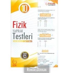 Palme Yaprak Test 10. Sınıf Fizik 2019 Kolektif Karekök Eğitim Yayıncılık