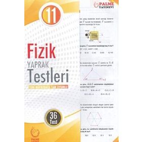 Palme Yaprak Test 11. Sınıf Fizik 2019 Kolektif Karekök Eğitim Yayıncılık