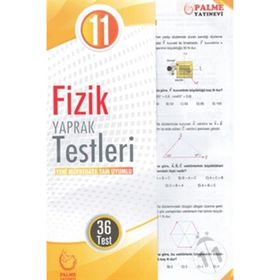 Palme Yaprak Test 11. Sınıf Fizik 2019 Kolektif Karekök Eğitim Yayıncılık