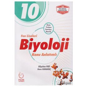 Palme Yayın 10.sınıf Fen Liseleri Biyoloji Konu Anlatımlı