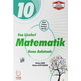 Palme Yayıncılık 10.Sınıf Fen Liseleri Matematik Konu Anlatımlı