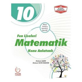Palme Yayıncılık 10.Sınıf Fen Liseleri Matematik Konu Anlatımlı