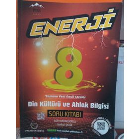 Palme Yayıncılık Palme 8.Sınıf Enerji Din Kültürü ve Ahlak Bilgisi Soru Kitabı