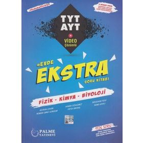 Palme Yayıncılık TYT AYT Fizik Kimya Biyoloji Evde Ekstra Soru Kitabı